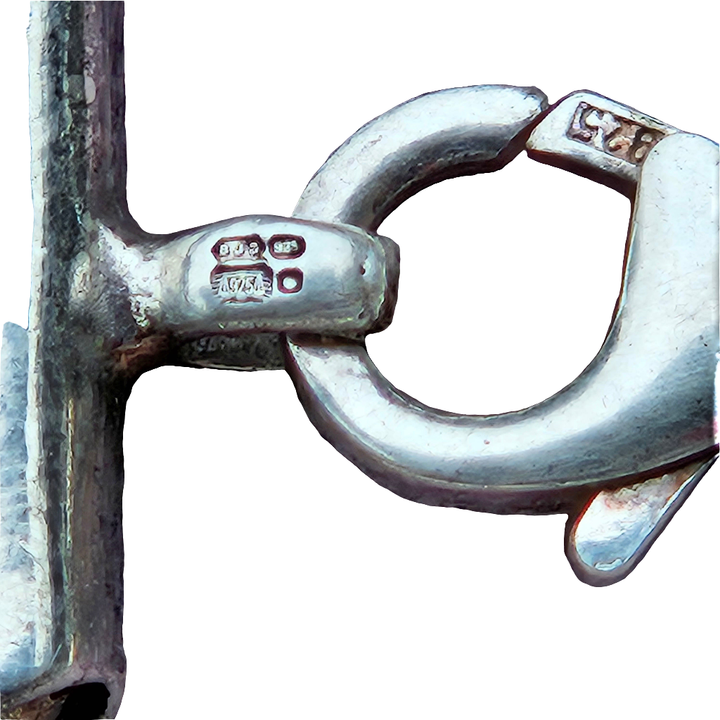 925 Sterling Silver Bracelet Italian Diamond Cut Vintage Jewellery