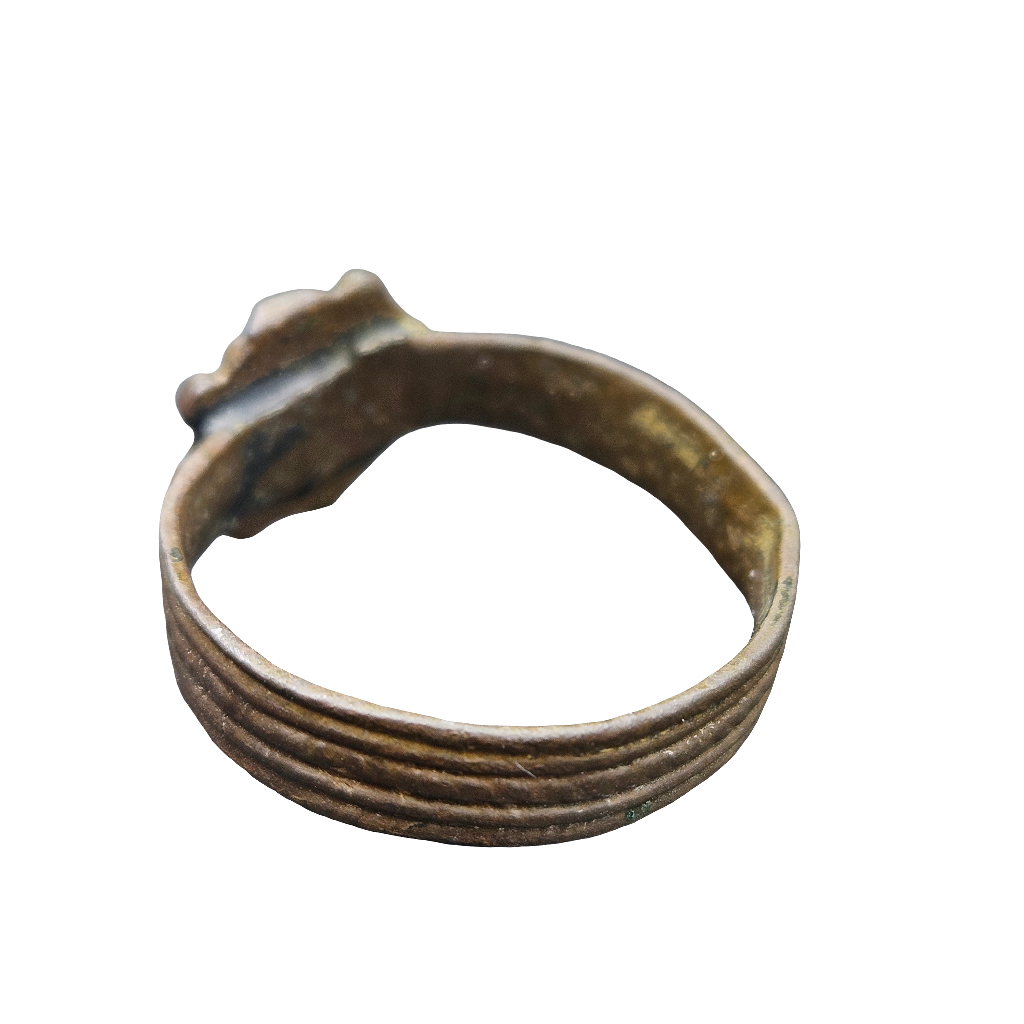 Great Plague of London Ring 16th 17th Century Bronze Jewellery Size 9