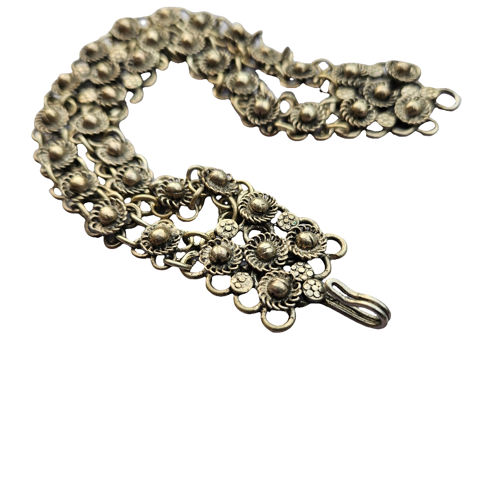 Indian Bracelet Vintage Jewellery Jewelry Handmade Chain Link Wirework