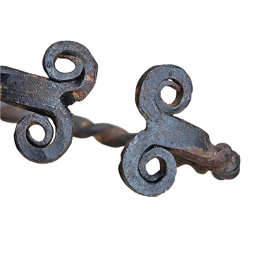 Wrought Iron Torque Bangle Viking Scandinavian Jewellery Antique Bracelet