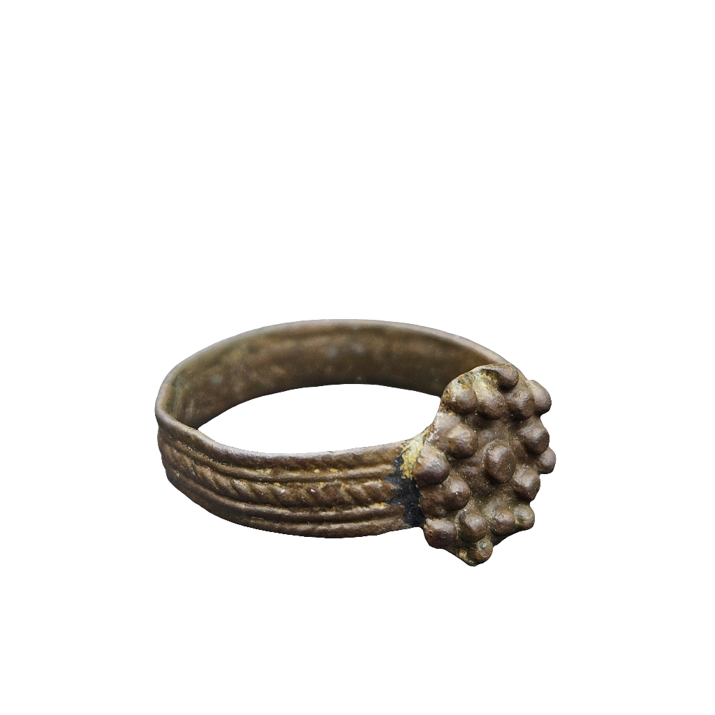 Great Plague of London Ring 16th 17th Century Bronze Jewellery Size 9