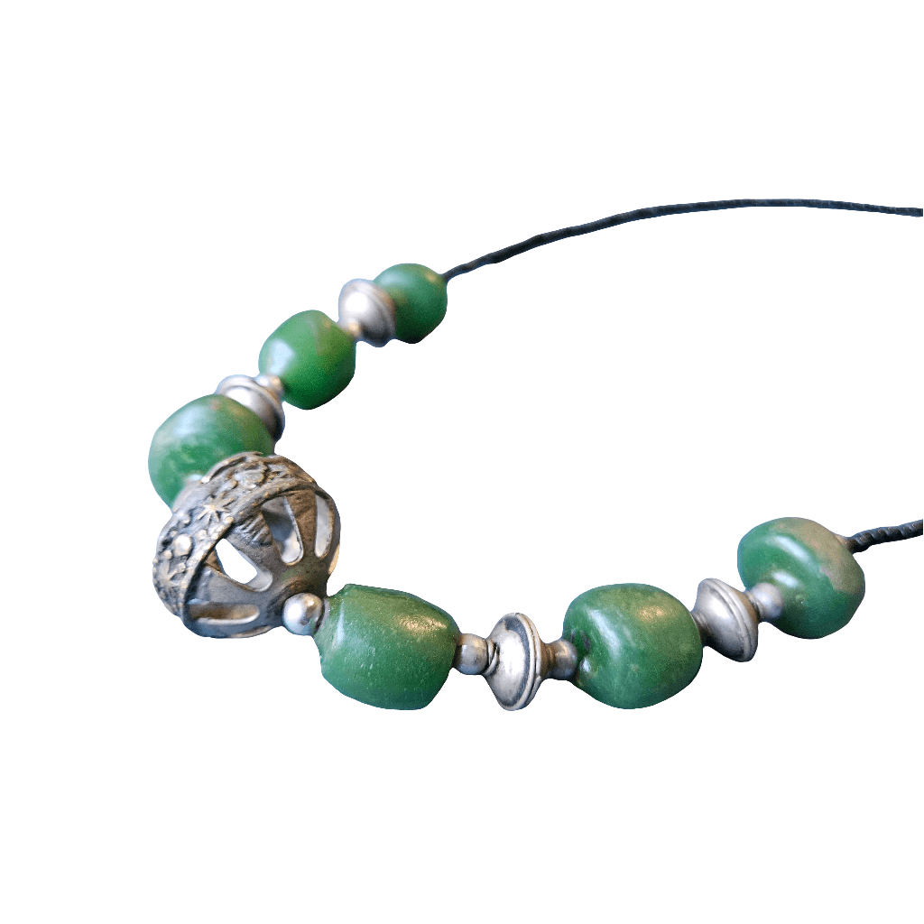 Ethiopian Berber Necklace Emerald Green