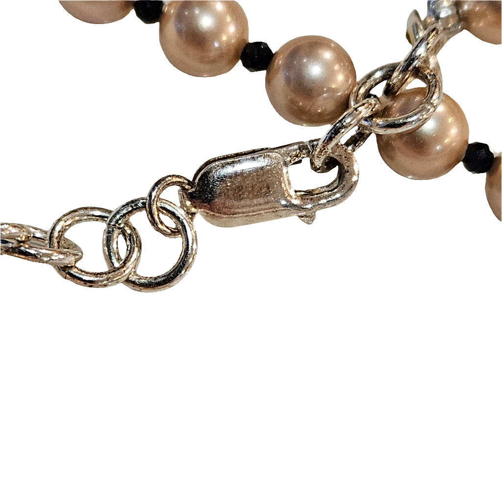 925 Sapphire And Pearl Necklace Beautiful Jewellery Gift