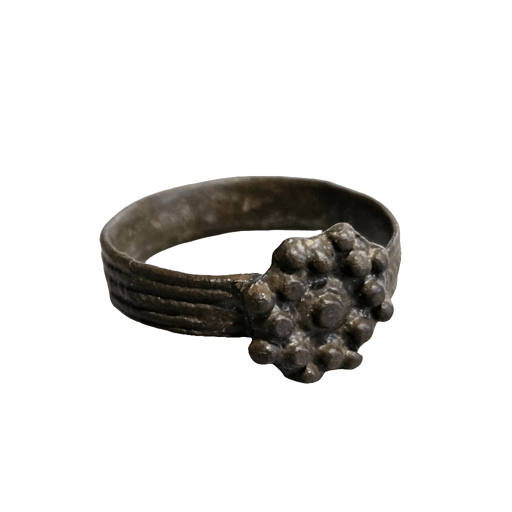 Great Plague of London Ring 16th 17th Century Bronze Jewellery Size 9