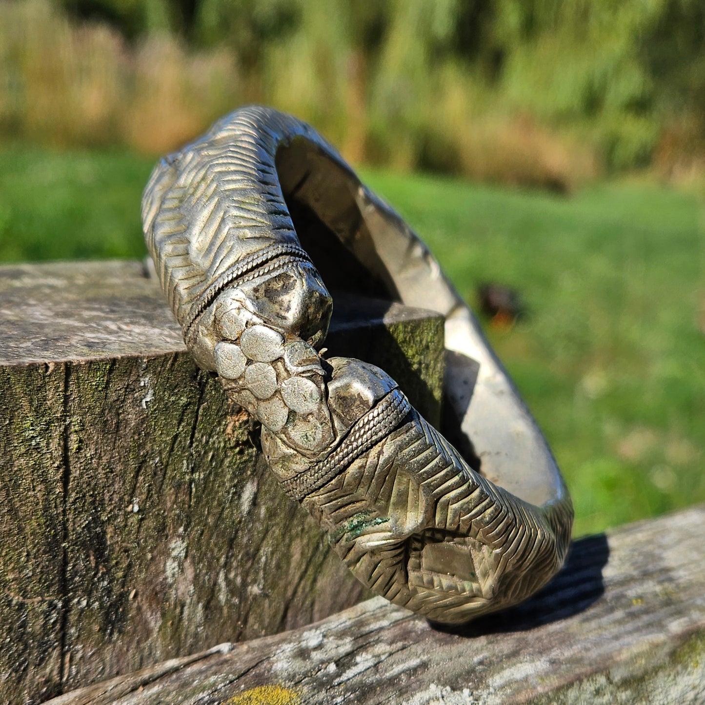 Silver Bedouin Armlet Bangle Yemeni Bracelet Ethnic Statement Jewellery Jewelry