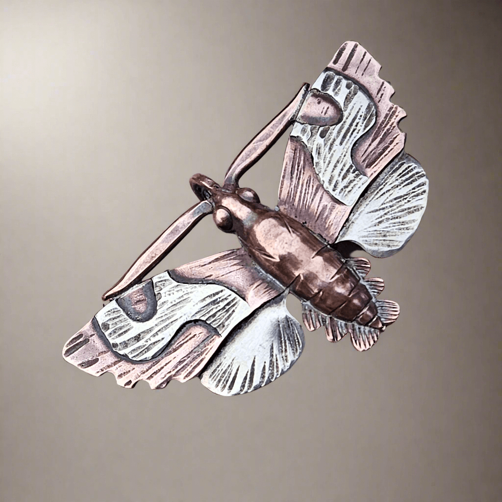 CJVD Moth Brooch Cornelius Jakob Van Dop Arts And Crafts Jewellery