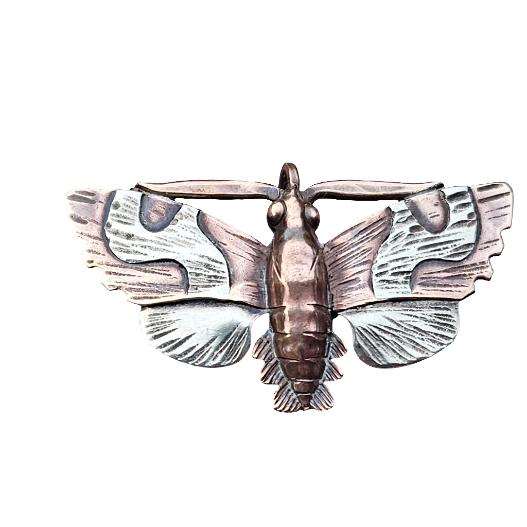 CJVD Moth Brooch Cornelius Jakob Van Dop Arts And Crafts Jewellery