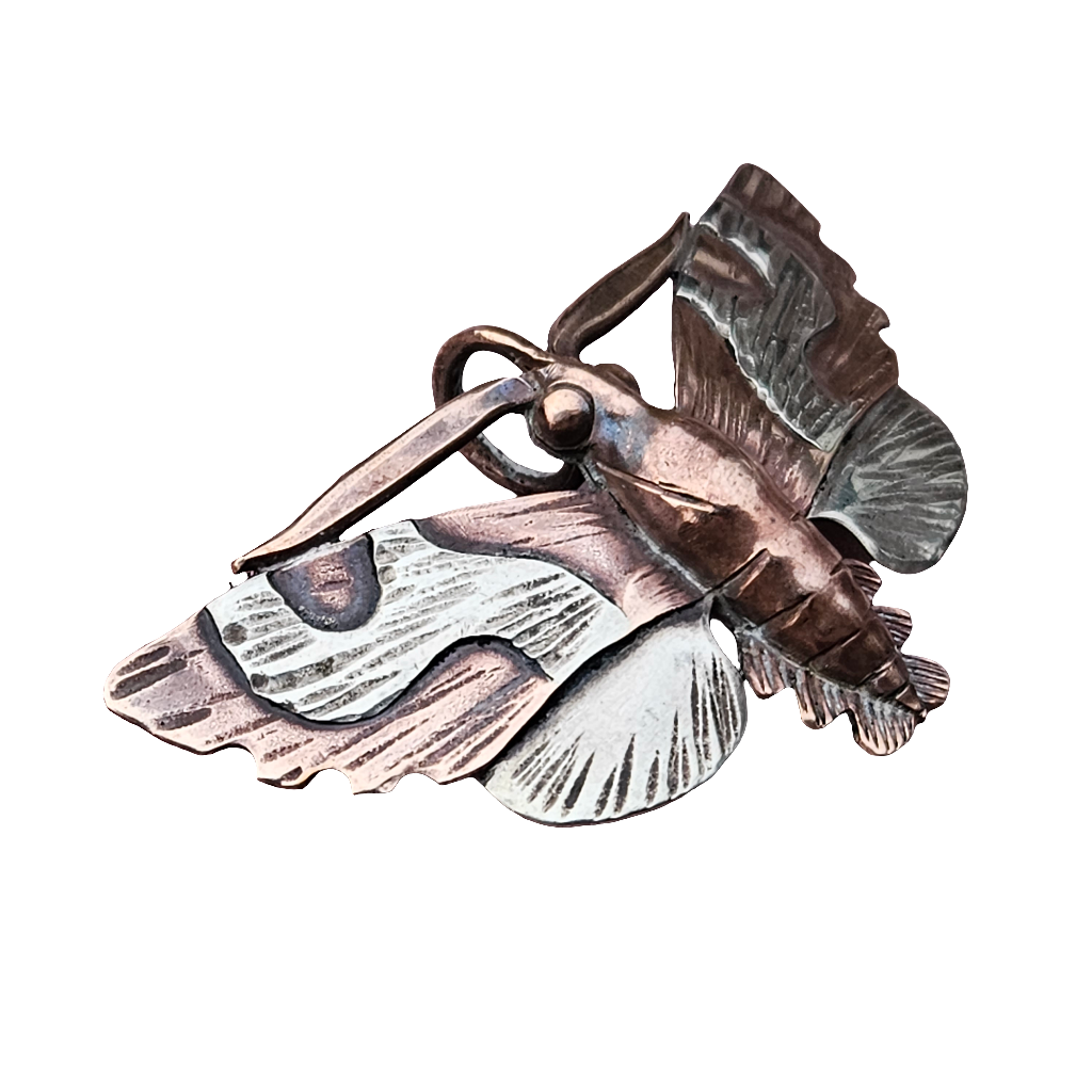 CJVD Moth Brooch Cornelius Jakob Van Dop Arts And Crafts Jewellery