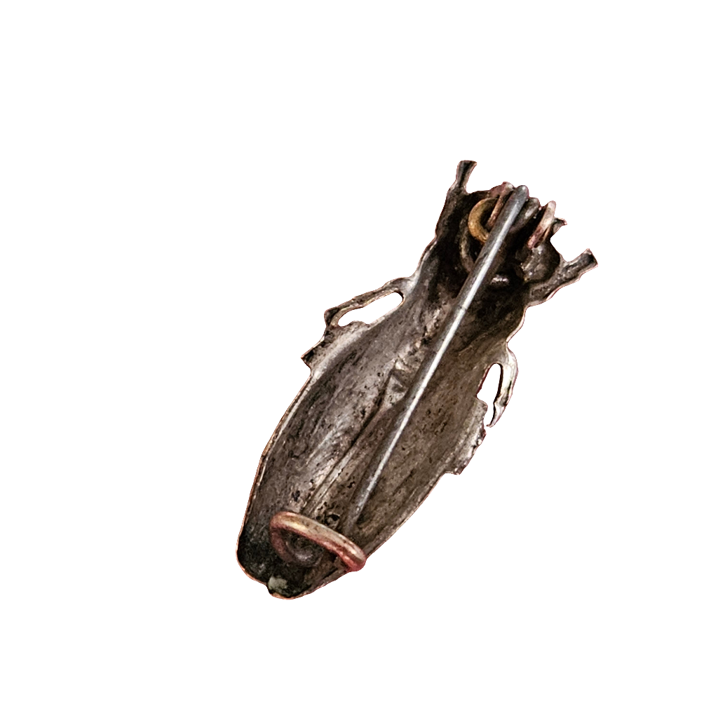 Stunning Antique Cicada Brooch Insect Jewellery Pin Vintage Jewelry