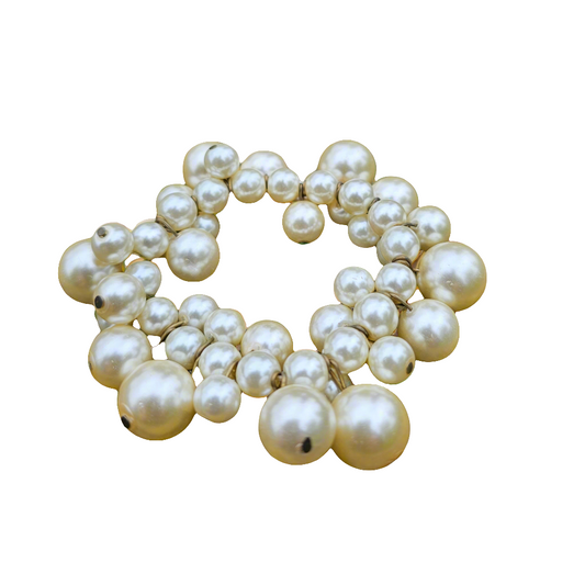 Stunning Pearl Bracelet Elasticated Pretty Bridal Bracelet