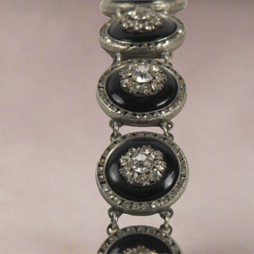 Antique 19th Century Crystal Bracelet Watherston & Son London Jewellery Jewelry