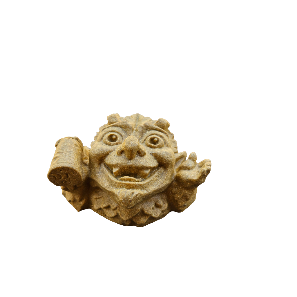 Medieval Style Gargoyle Face Wall Mount Ornament Lincoln Cathedral Replica