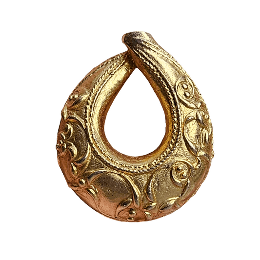 Torc Brooch Vintage Gold Plated Roman Style Jewellery