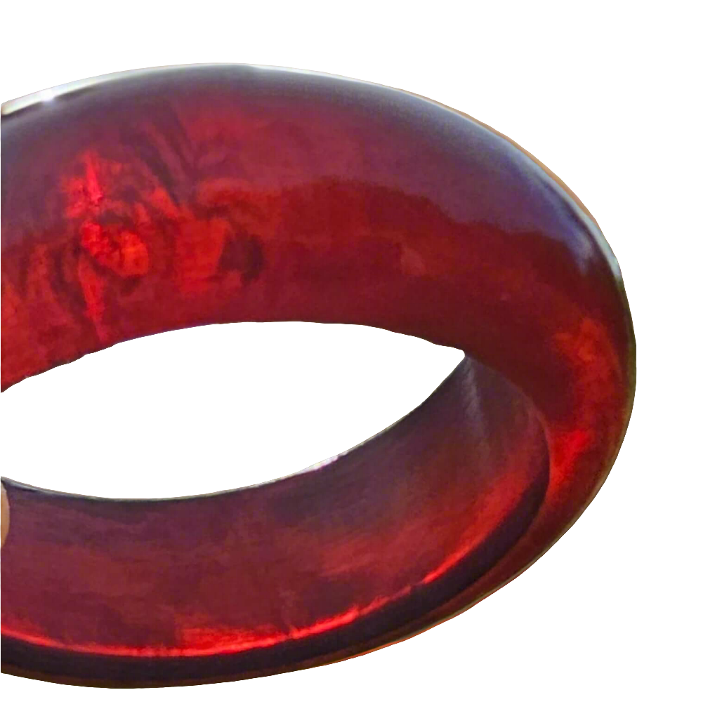 Genuine Amber Bangle Stunning Vintage Bracelet Red Jewellery