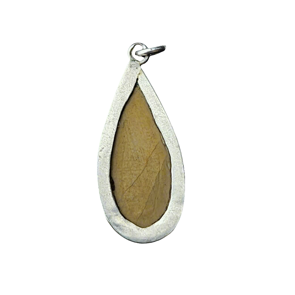 Hand Carved Lava Stone Pendant Buddha Antique Jewellery