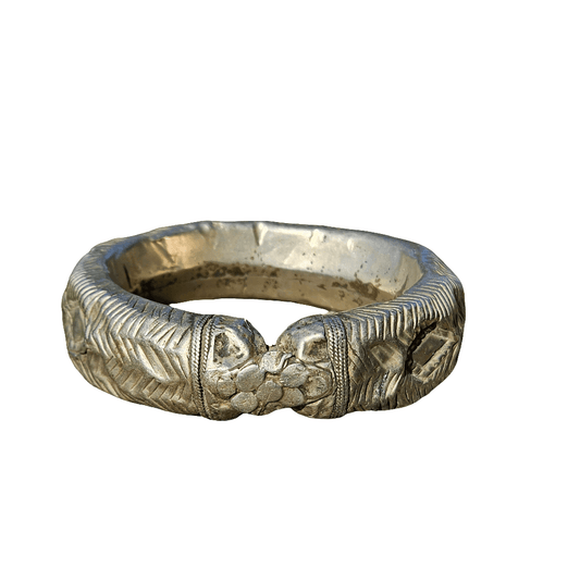 Silver Bedouin Armlet Bangle Yemeni Bracelet Ethnic Statement Jewellery Jewelry