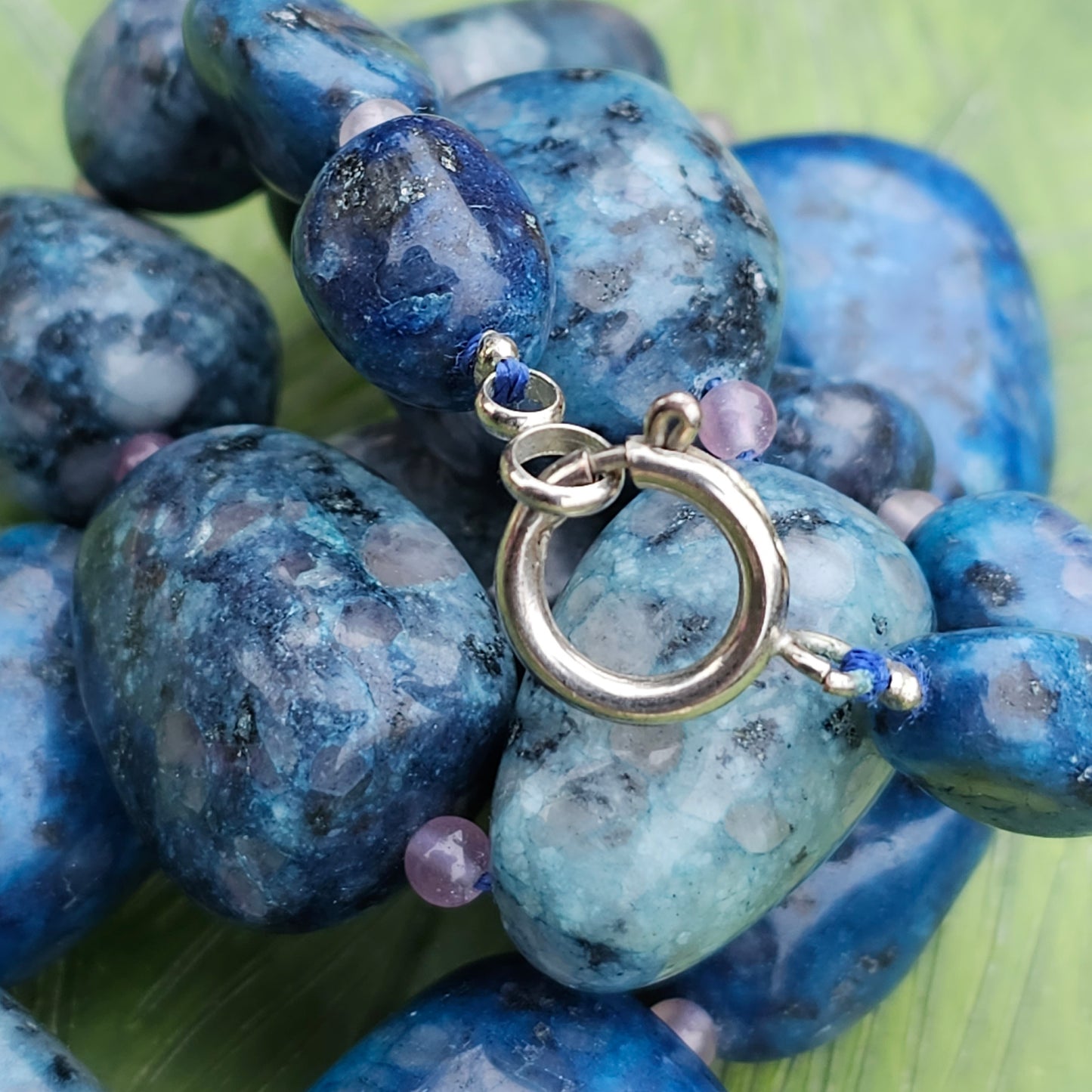 Apatite Bead Necklace Gemstone Handmade Beads